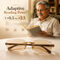 Rimless Colored Bifocal Adaptive Power Reading Glasses Buy 1 Get 4 Free (5BOC1RG1)