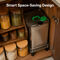 Stainless Steel Square Oil Canister Stand (1OCT1)