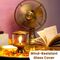Brass Ghee Batti Diya with Glass Cover (1BGD1)