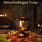 Brass Ghee Batti Diya with Glass Cover (1BGD1)