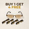 Rimless Adaptive Power Coloured Reading Glasses Buy 1 Get 4 Free (5OC1RG2)