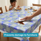 Waterproof Royal Blue 6 Seater Dining Table Cover (TC5)