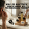 Wireless Bluetooth Headphones Bass Stereo Open Ear Earbuds With Trimmer (TWS108)