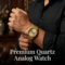 Golden Watch + 2 Chain + Bracelet + Ring (MGW2CBR24)
