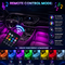Car Interior Atmosphere Ambient Lights With Remote (CIDL14)