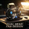 Car Dashboard Dual Air Boosting Fan (CIF3)