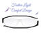 Folding Rimless Adaptive Power Reading Glasses Buy 1 Get 2 Free (3FORG4)