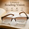 Rimless Bifocal Coloured Adaptive Power Reading Glasses Buy 1 Get 3 Free (4BOC6RG2)