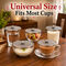 Pack of 6 Stainless Steel Lids For Cup & Glass (LCG)