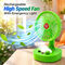 Rechargeable High-Speed Fan With Emergency Light (EF38G)