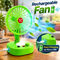 Rechargeable High-Speed Fan With Emergency Light (EF38G)