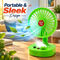 Rechargeable High-Speed Fan With Emergency Light (EF38G)