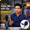 Type C Jack Collar Mic With Clip Noise Cancelling Mini Microphone (MNM)