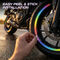 Colorful Tyre Reflectors For Car & Bike Pack of 10 (CTR4)
