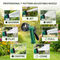 Garden Hoze Pipe With Multi Spray Gun (HP9)