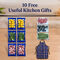 5 Pcs Panda Print Quilted Fridge Cover Set With 10 Free Gifts (5FC13)