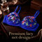 Pack of 3 Attractive Non Padded Full Coverage Lacy Net Bra (3FCB11)