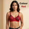 Pack of 3 Attractive Non Padded Full Coverage Lacy Net Bra (3FCB11)
