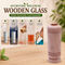 Ayurvedic Wellness Wooden Glass (NUTRA46)
