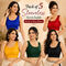 Pack of 5 Sleeveless Stretchable Ready To Wear Blouses (5SB1)