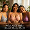 Pack of 6 Attractive Printed Medium Coverage Non Padded Dailywear Bra For Heavy Bust (6PBR3)