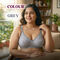 Pack of 6 Attractive Printed Medium Coverage Non Padded Dailywear Bra For Heavy Bust (6PBR3)