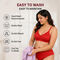 6 Medium Coverage Non Padded Daily wear Bra For Heavy Bust with Panty Set (6BP1)