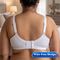 Pack of 3 Cross Fit High Coverage Pure Cotton Non Padded Bra (3FCB13)