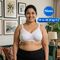 Pack of 3 Cross Fit High Coverage Pure Cotton Non Padded Bra (3FCB13)