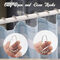 12 Premium Stainless Steel Curtain Rings With Hooks (12HS)