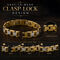 Dual Tone Magnetic Golden Bracelet (MGB6)