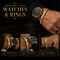 Dual Tone Magnetic Golden Bracelet (MGB6)