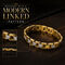 Dual Tone Magnetic Golden Bracelet (MGB6)