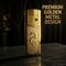 Premium Golden Metal Mobile With Leather Cover (PMH26)