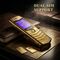Premium Golden Metal Mobile With Leather Cover (PMH26)