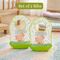 Reusable Apron Feeding Bibs With Tray For Baby (BCK2)