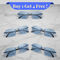 Rimless Colored Bifocal Adaptive Power Reading Glasses Buy 1 Get 4 Free (5BOC3RG1)