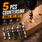 5 Pcs Countersink Drill Bit Set (HT155)