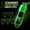 Transparent Rechargeable Professional Hair Trimmer For Barber (RHT5)