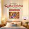 Premium Radha Krishna Spiritual Wall Painting with Free Stick-On Hook (SPF1)