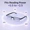 Rimless Folding Coloured Adaptive Power Reading Glasses Buy 1 Get 2 Free (3FOC5RG1)