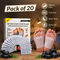 Detox Foot Patch With Activated Charcoal Extract Pack of 20 (DTXC20)