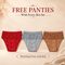 Pack of 3 Designer Lacy Padded Bra And Panty Set (3BP6)