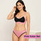 Pack of 3 Criss Cross Back Sports Bra And Panty Set (3BP8)