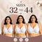 Pack of 3 Chikankari Full Coverage Non Padded Daily Wear Bra (3FCB19)