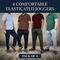 4 Comfortable Elasticated Joggers (4CP2)