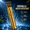 Golden Trimmer With Electric Massager Hair Brush (MHB2)