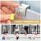 4 Pcs Adjustable Sliding Window Lock with Key For Safety (HT201)