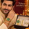 Golden Watch + Designer Bracelet + Ring (MGWBR3)
