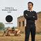 Solid Black Comfortable Track Pant And Jacket Set For Mens (TPTJ2)